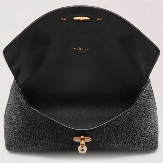 Mulberry Darley Cosmetic Pouch Black Classic Grain